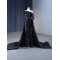 Strapless Black Prom Party Dresses For Women Floor Length Formal Event Special Evening Dress Customized