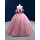 Sweetheart Mauve Quinceanera Dress Ball Gown Vestidos De XV Anos Strapless Cocktail Dresses