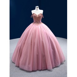 Sweetheart Mauve Quinceanera Dress Ball Gown Vestidos De XV Anos Strapless Cocktail Dresses