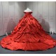 Sweetheart Neck Red Quinceanera Dresses for 15 Anos Off The Shoulder Ball Gown Tulle Floor Length Girl Women Dress