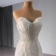 Sweetheart Neck Wedding Dresses 2024 Sexy Beading Bride Wedding Gowns Sleeveless Bridal Dresses Vestido De Noiva