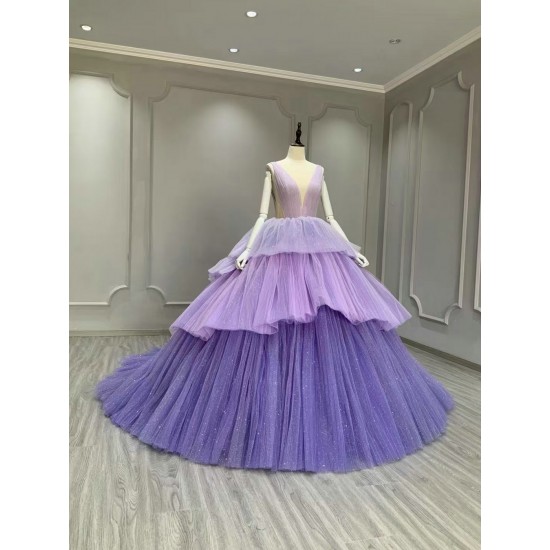 The Same Dress As Taylor Swift Tiered Quinceanera Dress Ball Gown Tulle Prom Dress Off Shoulder 2024 Evening Dress