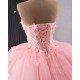 Tiered Pink Quinceanera Dress Sleeveless Appliques Vestidos De 15 Anos 2024 15 Year Old Corinthian Dresses