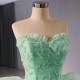 Tiered Ball Gown Sage Green Quinceanera Dress Sequins Sweet 16 Dress Princess Sleeveless Vestidos De XV 15 Anos