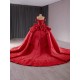 Tiered Red Ball Gown Quincenara Dreses 2024 Appliques Sweet 16 Dress Princess Lace Up Vestidos De 15 XV Anos WIth Bow