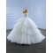 Tiered Wedding Dress Sleeveless Wedding Gown Backless Crystal Bridal Dress Robe De Mariee