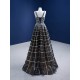 Tulle Black Prom Dresses For Women V Neck Formal Special Occasion Dress Evening Gowns Customized