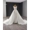 Two In One Mermaid Wedding Dresses Square Collar Bridal Gown 2024 Detachable Train Custom Made