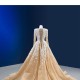 Two In One Champagne Prom Dresses V Neck Wedding Party Gowns Homecoming Dress Formal Women 2024