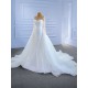 Two In One Wedding Dress Mermaid Bridal Gown Pearl Floor Length Bride Dresses Vestido De Novia