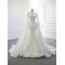 Two In One Wedding Dresses Dubai Haute Couture Bridal Gowns Long Sleeves Luxury Vestido De Noiva Women Gorgeous Vestido Blanco 2024