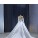 Two In One Wedding Dresses for Bride Women Mermaid Long Sleeve Bridal Gowns vestidos de novia