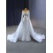 Two In One Wedding Dresses for Bride Women Mermaid Long Sleeve Bridal Gowns vestidos de novia