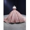 V Neck Pink Quinceanera Dress 2024 Embroidered Off Shoulder Vestidos De Baile Formal Occasion Dresses Party Dress