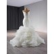 V Neck Ruffled Bridal Gowns Sleeveless Plus Size Vestido De Noiva 2024 Wedding Dress