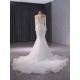 Vestido De Noiva Scoop Neck Long Sleeve Wedding Dresses Lace Up Formal Dress