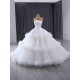 Vestido De Noiva Tiered Wedding Dresses Ball Gown Sleeveless Plus Size Princess Bridal Gowns For Women Robe De Mariee 2024