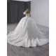 White Sequin Wedding Dresses Off Shoulder Strapless Bridal Gowns Crystal Black Girl Women Dress