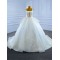 White Wedding Dresses Ball Gown Spaghetti Straps Bridal Dress Square Collar Backless Lace Up Sweep Train 2024