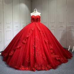 Affordable Cheap Red Quinceanera Dresses Princess Ball Gown Off The Shoulder Girls Sweet 15 Vestidos De 15 Anos