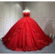 Affordable Cheap Red Quinceanera Dresses Princess Ball Gown Off The Shoulder Girls Sweet 15 Vestidos De 15 Anos